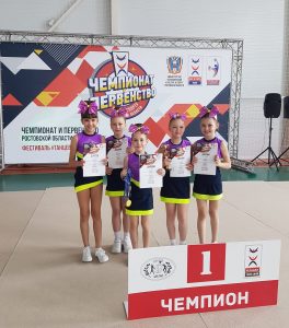 Победители Первенства Ростовской области по чир спорту